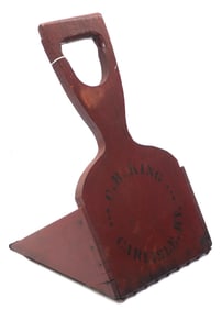 Wooden cranberry scoop