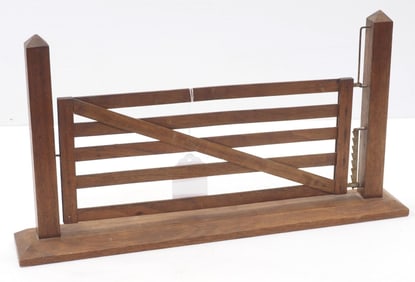 Salesman sample wooden gate