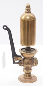 Lunkenheimer brass 1-chime steam whistle