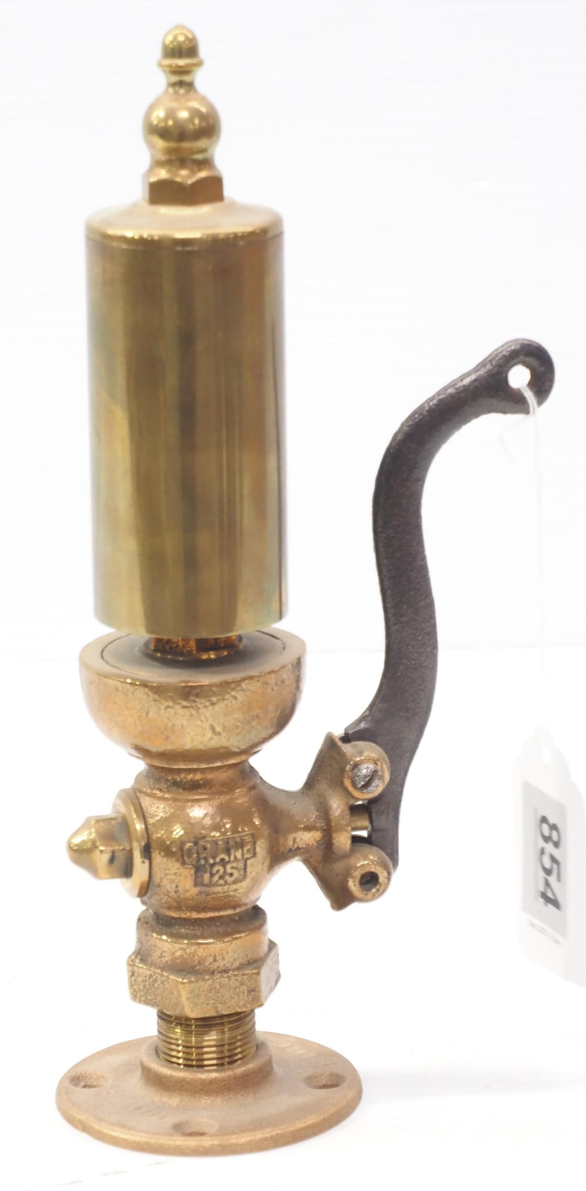 Brass 1-chime steam whistle (1 of 2)