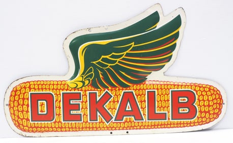 DeKalb flying ear of corn sign