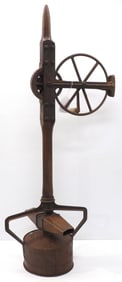 Unusual hand-crank seeder