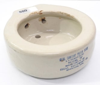 Ideal Sanitary Water Bowl, Model B