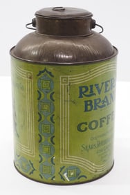 5-lb tin Rivera Brand Coffee tin