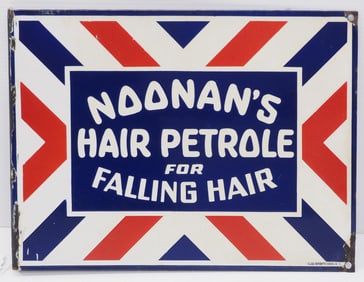 Noonan's Hair Petrole for Falling Hair sign