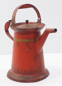 Extra large tin coffee pot