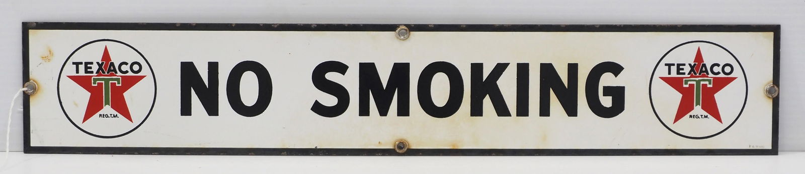 Texaco No Smoking sign (1 of 2)