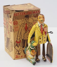 Marx tin wind-up Butter & Egg Man