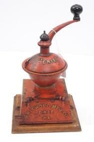 Griswold "Erie" tabletop cast iron coffee grinder