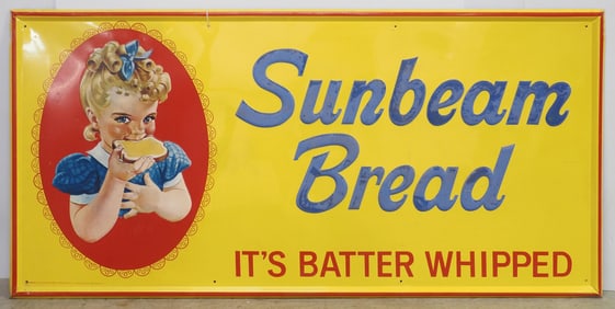 Sunbeam Bread sign