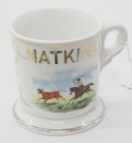Occupational shaving mug for T.L. Matkins Jr