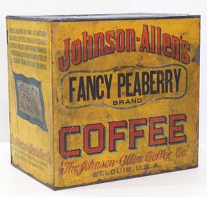 Johnsons-Allens Coffee country store tin