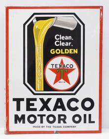 Texaco Motor Oil sign