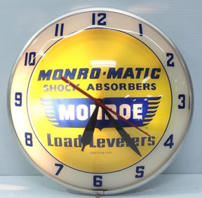 Monro-Matic Shock Absorbers lighted clock