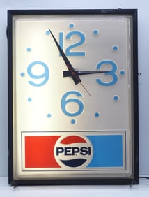 Pepsi lighted clock
