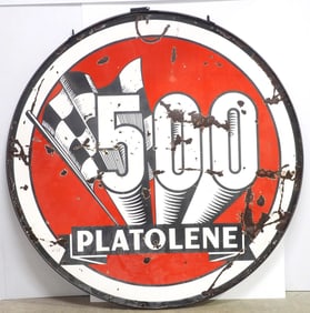 500 Platolene sign