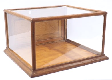 Country store wood & glass display case