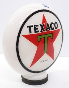 Texaco gas pump globe