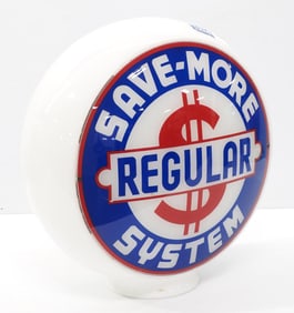 Save More System gas pump globe