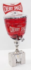Fowler's Cherry Smash syrup dispenser