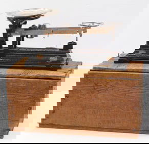 Fairbanks cast iron tabletop scale