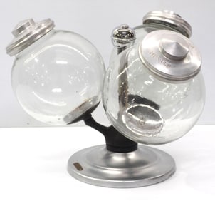 Nestle countertop swivel canister set