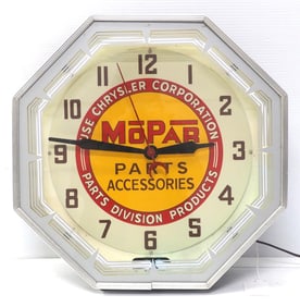 Mopar Parts & Accessories neon clock