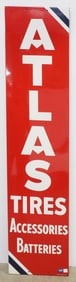 Atlas Tires Accessories Batteries sign