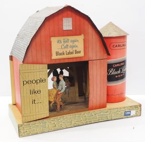 Battery powered cardboard barn & silo