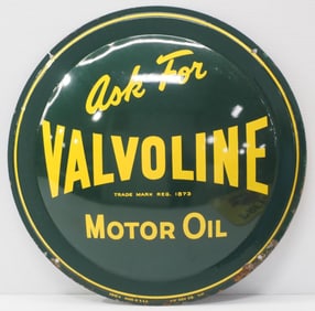 Ask For Valvoline Motor Oil sign