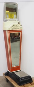 Coin-operated Weight and Fortune Scale