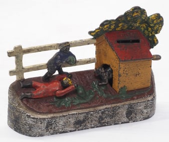 Boys Stealing Watermelons mechanical bank