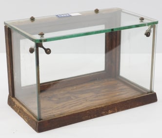Wood & glass display case