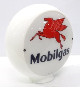 Mobilgas Pegasus gas pump globe