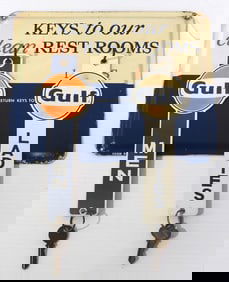 Gulf Rest Room keys sign