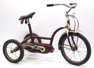 Olson child's tricycle with original paint