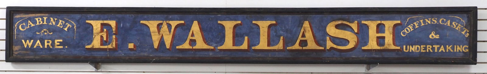 E. Wallash, Coffins, Casket, Undertaking sign (1 of 5)