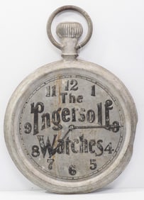 Ingersoll Watches pocket watch trade sign