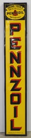 Pennzoil 'Sound Your Z' vertical self-framed sign