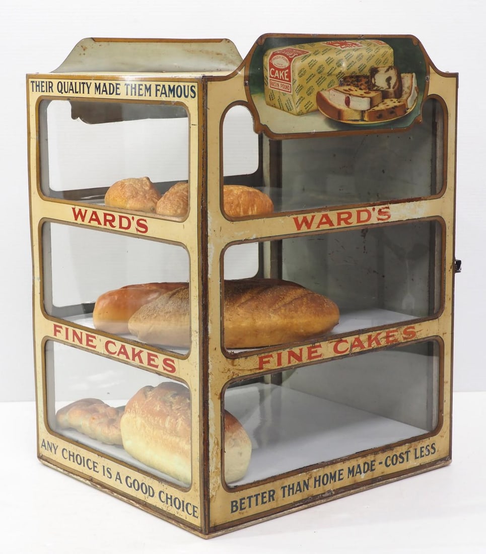 Tin & glass country store countertop display case (1 of 4)