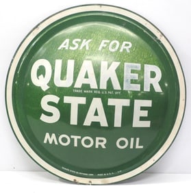 Ask For Quaker State Motor Oil sign
