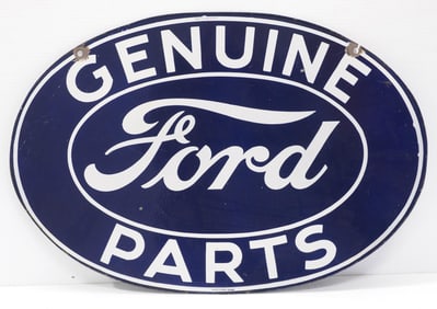 Genuine Ford Parts sign
