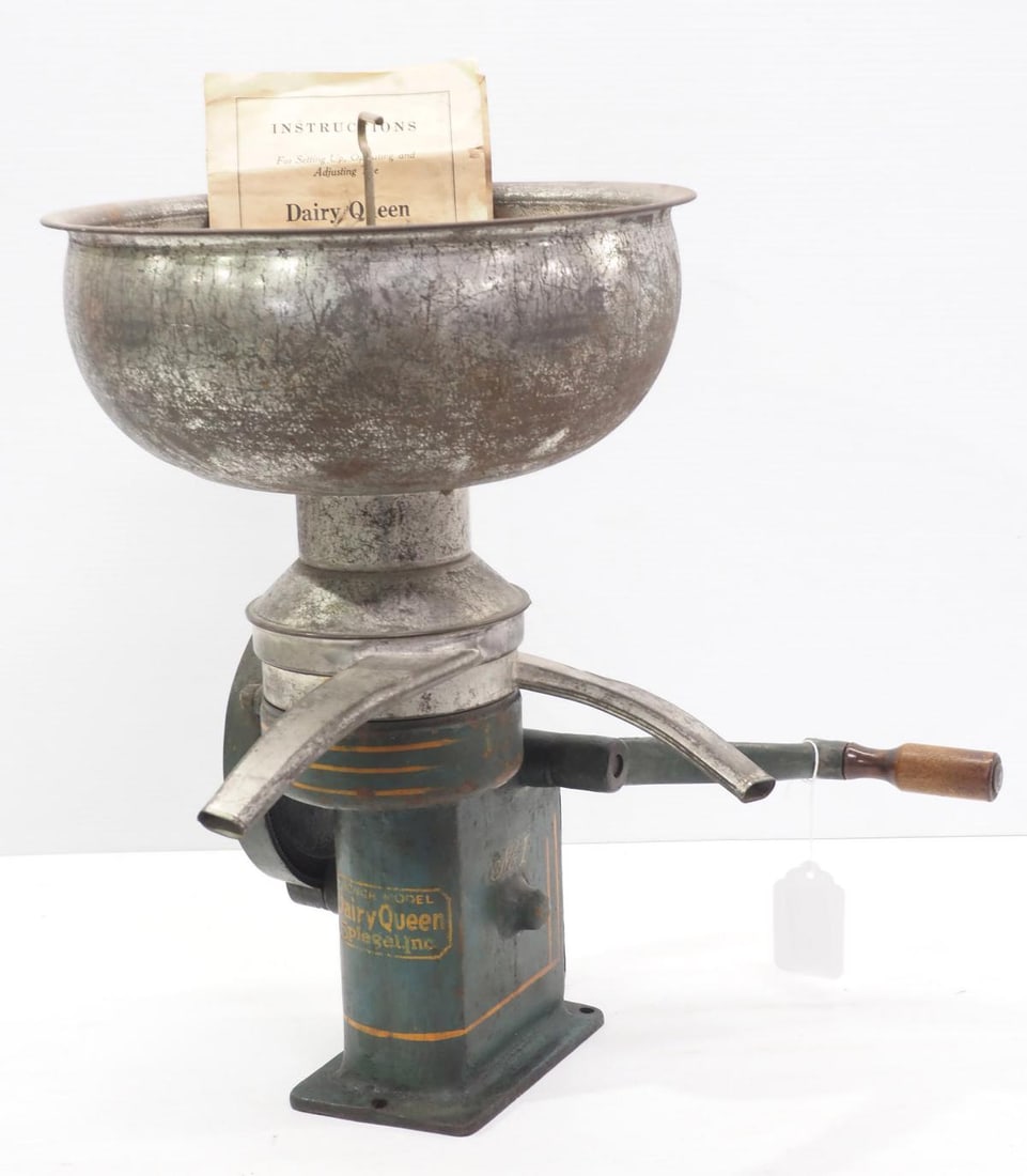 Dairy Queen tabletop cream separator: Dairy Queen tabletop cream separator, 19"H - Good