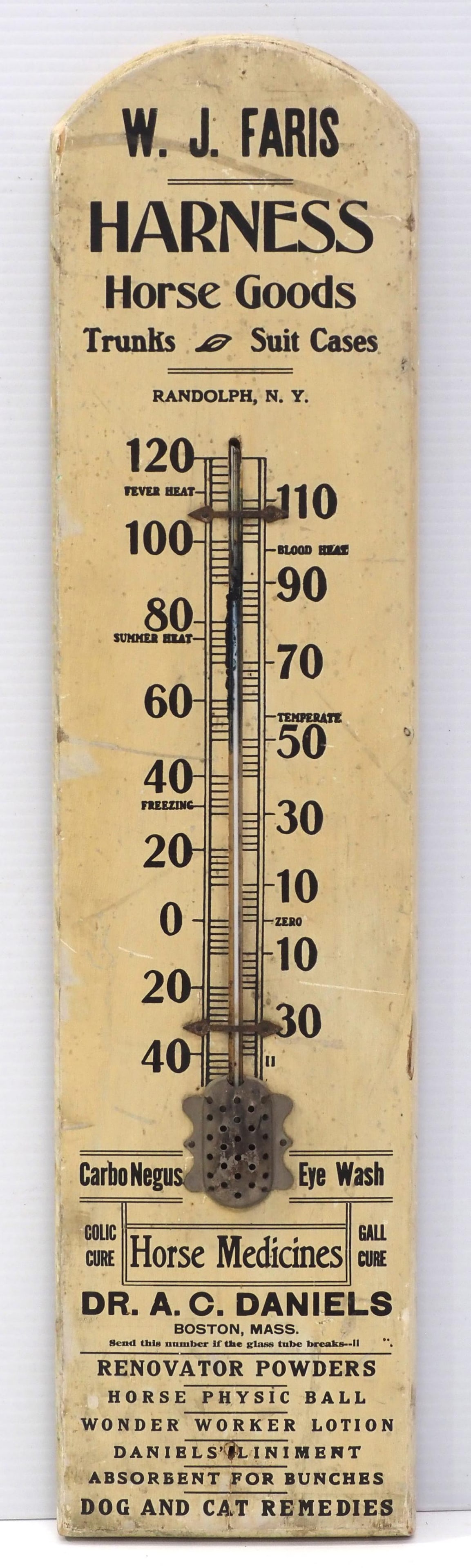 Dr. A.C. Daniels dealer thermometer (1 of 2)