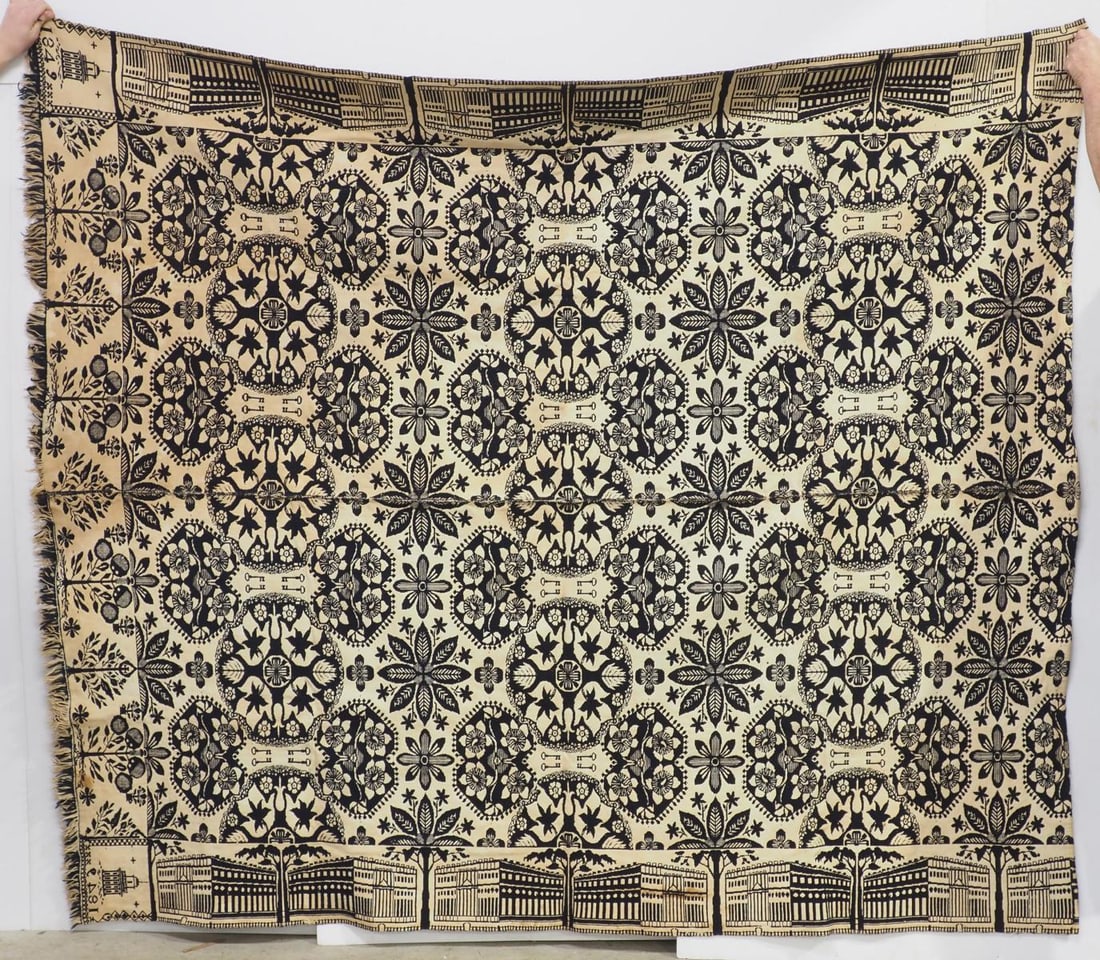 Coverlet dated 1849 (1 of 2)