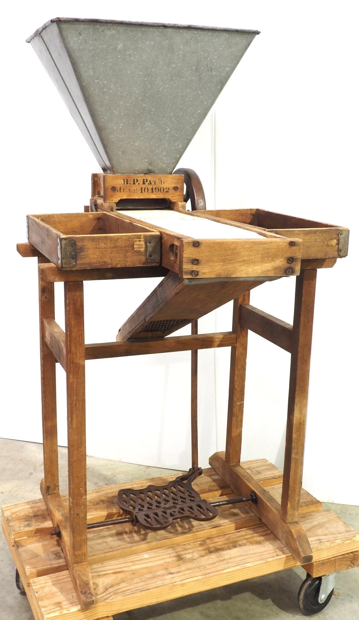 The Clipper pedal seed sorter (1 of 3)