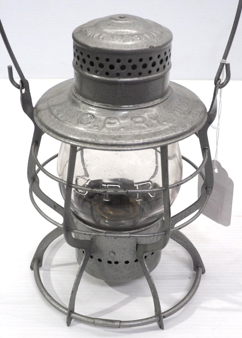 C.P.R. railroad lantern (1 of 3)
