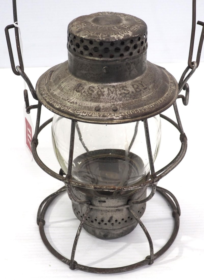L.S. & M.S. Ry railroad lantern (1 of 3)