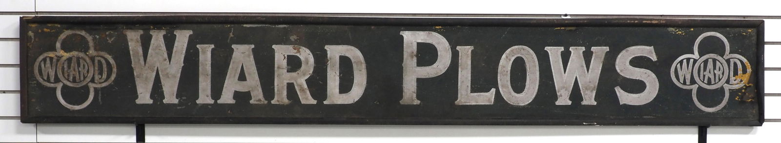 Wood & sandstone Wiard Plows sign (1 of 4)