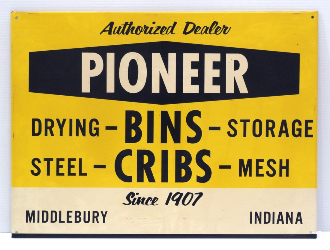 Pioneer Bins & Cribs sign (1 of 2)